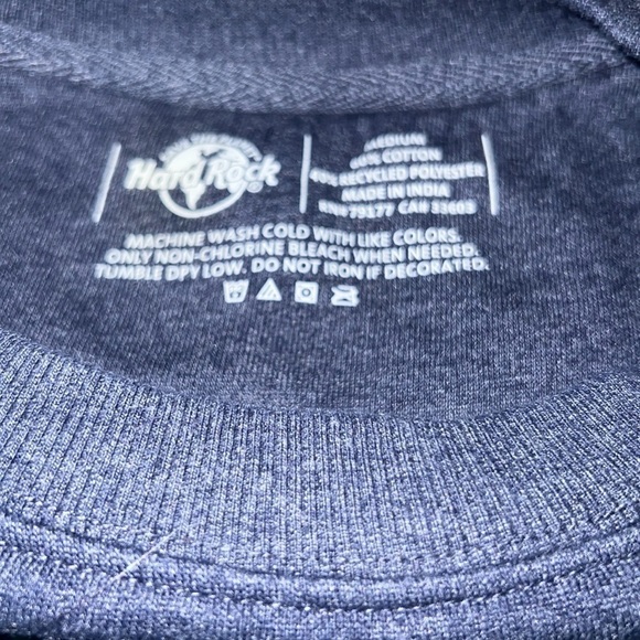 Hard Rock Hotel Orlando Save The Planet Crew Neck Sweatshirt Size Small - Picture 3 of 4